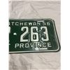 Image 3 : 1956 Saskatchewan License plate