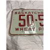 Image 2 : 1958 Saskatchewan License plate