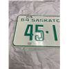 Image 2 : 1964 Saskatchewan License plate