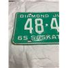 Image 2 : 1965 Saskatchewan License plate