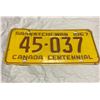 Image 1 : 1967 Saskatchewan License plate
