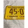 Image 2 : 1967 Saskatchewan License plate