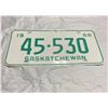 Image 1 : 1968 Saskatchewan License plate