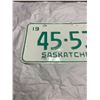 Image 2 : 1968 Saskatchewan License plate