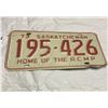 Image 1 : 1973 Saskatchewan License plate