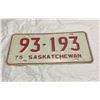 Image 1 : 1975 Saskatchewan License plate