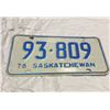Image 1 : 1976 Saskatchewan License plate