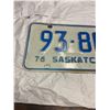 Image 2 : 1976 Saskatchewan License plate
