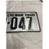 Image 3 : 1948 Saskatchewan License plate