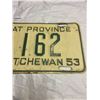 Image 3 : 1953 Saskatchewan License plate - 3 digit farm