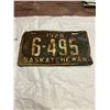 Image 1 : 1928 Saskatchewan License plate