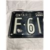 Image 2 : 1957 Ontario license plate