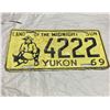 Image 1 : 1969 Yukon license plate
