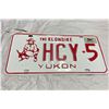 Image 1 : Yukon license plate