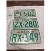 Image 1 : 1984-1986 Saskatchewan motorcycle license plates