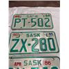 Image 2 : 1984-1986 Saskatchewan motorcycle license plates