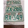 Image 3 : 1984-1986 Saskatchewan motorcycle license plates