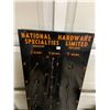 Image 2 : National Hardware pulley display tin - 50"x18"