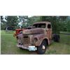 Image 1 : 1943 international truck - yard art or parts *Item located off-site* Forklift available for fee