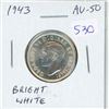 Image 1 : 1943 Canadian Silver 25 Cents. World War II issue. AU-50. Bright White.