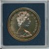 Image 2 : 1973 RCMP Centennial Silver Dollar. Specimen. Nicely Toned.