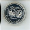 Image 1 : 1974 Winnipeg Centennial Silver Dollar. Specimen. Bright White.