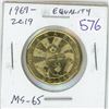 Image 1 : 1969 – 2019 Equality Loonie. 50th Anniversary of the decriminalization of homosexuality. MS-65 from 