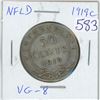 Image 1 : Newfoundland. 1919c Silver 50 Cents. Minted in Ottawa. VG-8.