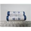 Image 1 : 2 mint rolls 5 cents Canadian rare 2005 rolls BU