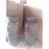 Image 1 : Two 2 quart Gem Jars in Blue Glass