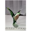 Image 1 : Blown glass green hummingbird