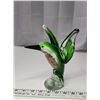 Image 2 : Blown glass green hummingbird