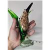 Image 4 : Blown glass green hummingbird