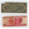 Image 1 : 2 Mexican bank notes