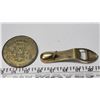 Image 4 : Brass shoe bottle opener and large $20 dollar USA brass coin