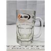 Image 1 : A&W glass mug - "The difference is delicious" - 6" tall