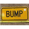 Image 1 : "Bump" road sign