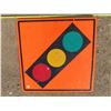 Image 1 : "Stop Light" warning sign - road sign