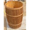 Image 2 : Antique wooden barrel 30"H x 18.5" diameter