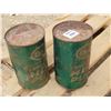 Image 2 : 2 Esso HDX plus Motor oil - 1 quart tins- full