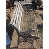 Image 2 : Vintage/Antique Ornate park bench 49.5" x 22" x 27.5"