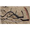 Image 1 : 2 Antique Scythes 25" & 11" Blades