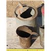 Image 2 : 4 Metal watering cans - perfect as a flower pot for your garden