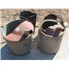 Image 5 : 4 Metal watering cans - perfect as a flower pot for your garden