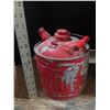 Image 2 : Metal Gas Can (5 Gallon) & Small Vintage Metal Gas Can