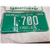 Image 3 : 1968-1969 Saskatchewan license trailer plates