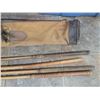 Image 3 : four wooden shaft golf clubs & bag