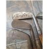 Image 4 : four wooden shaft golf clubs & bag
