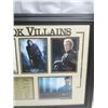 Image 3 : limited edition comic book villains and autographs framed picture - 36"x24"