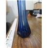 Image 3 : blue art glass vase